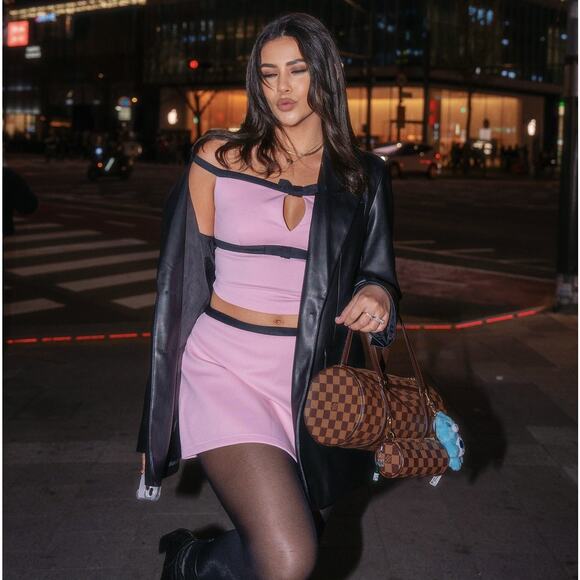 RARE!!! ZARA Co-Ord Set Contrasting Crop Top and Skort NWT - Picture 8 of 16